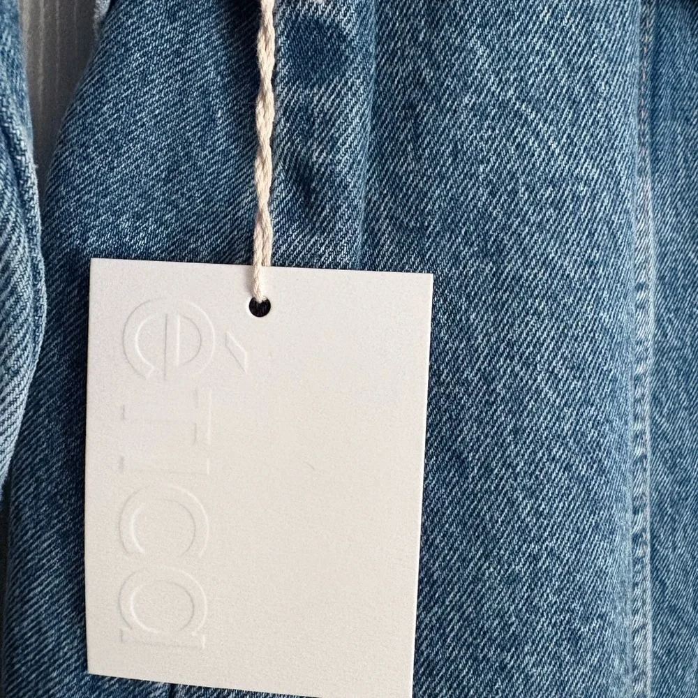 ETICA denim Jacques Trench Coat ✨NWT $398 Small - Picture 11 of 13